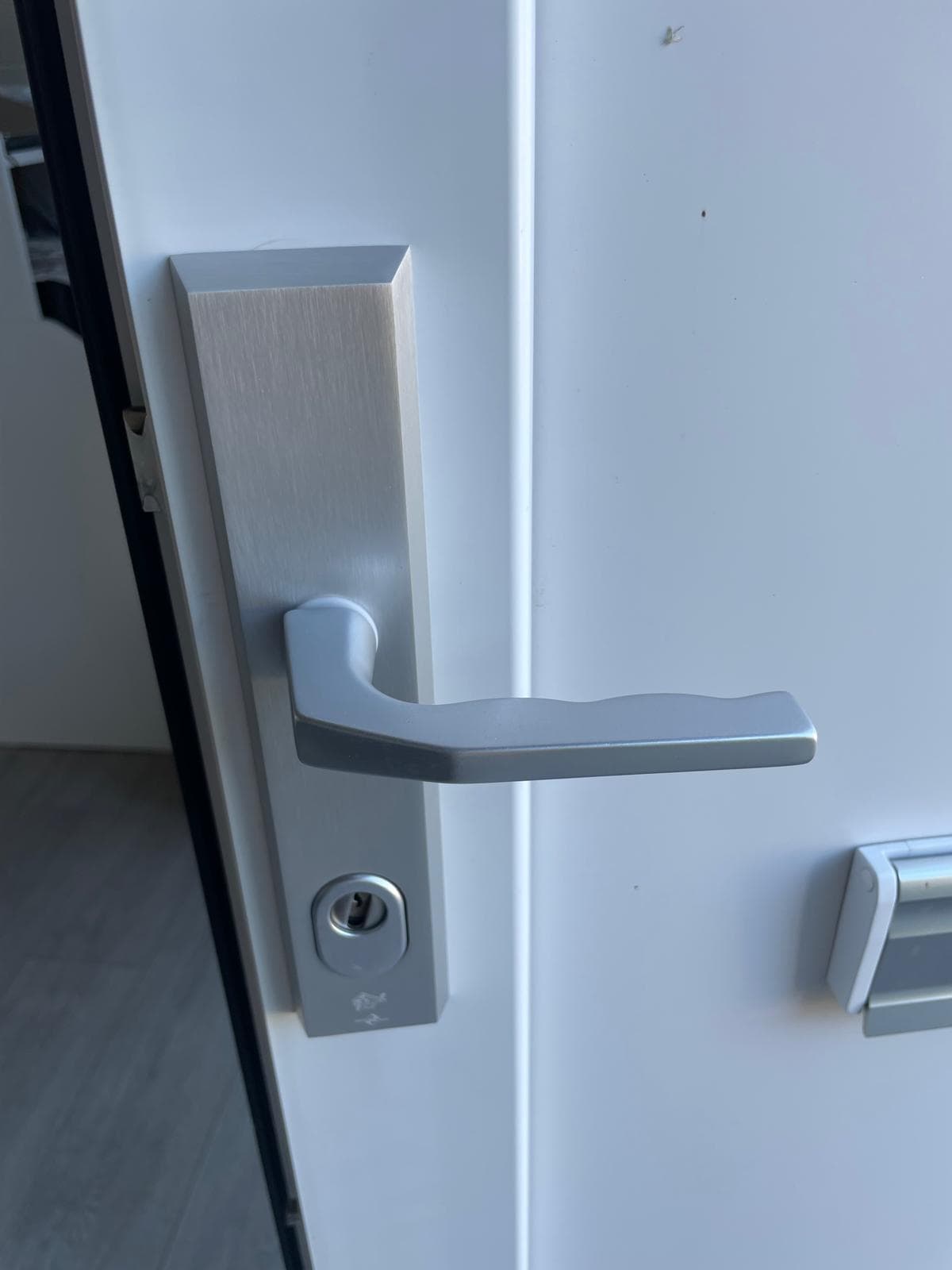 Nieuwe slot installatie